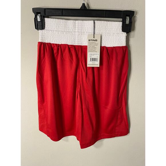 New Junior Unisex Mettle Shorts 2.0 Red Size 10 - Picture 2 of 2